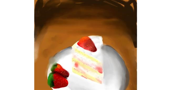 Drawing of Cake by Michi 