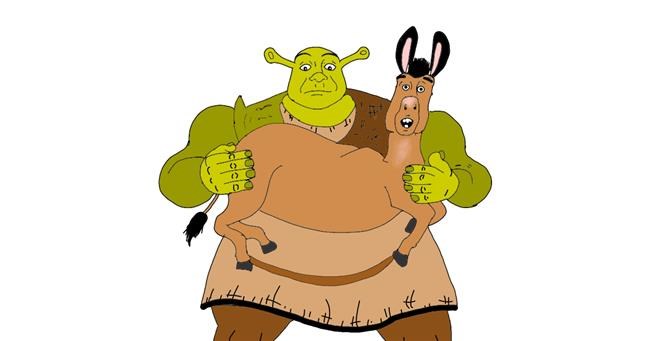 Drawing of Shrek by Rahi