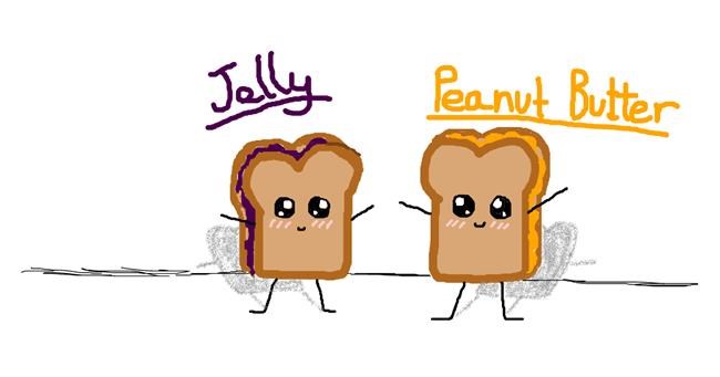 Drawing of Sandwich by kat