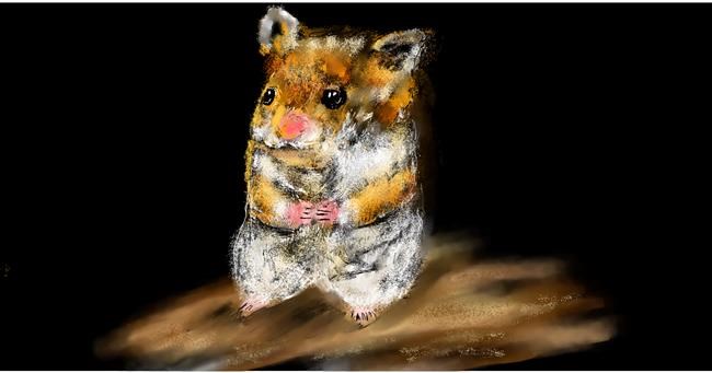 Drawing of Hamster by Eclat de Lune