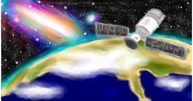 Drawing of Satellite by Eri