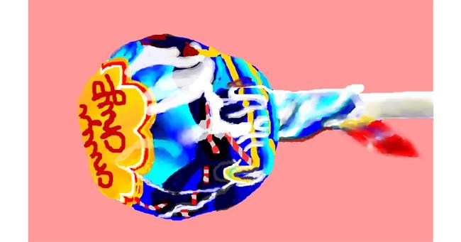 Drawing of Lollipop by Sirak Fish