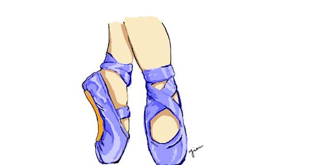 Drawing of Ballerina by shawty