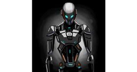 Roboter-Zeichnung von Joze