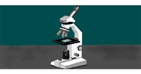 Drawing of Microscope by Annie