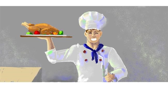 Drawing of Chef by Женя