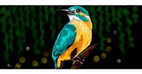 Drawing of Bird by Annie