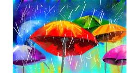 Drawing of Umbrella by Rak