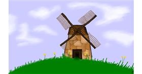 Drawing of Windmill by No stylus used