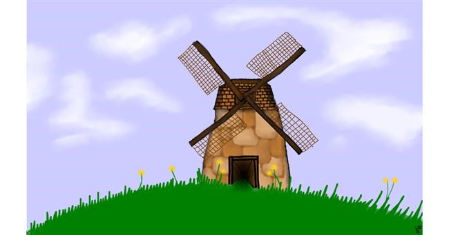 Windmühle-Zeichnung von No stylus used