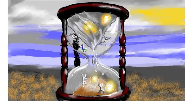 Drawing of Hourglass by SAM AKA MARGARET 🙄