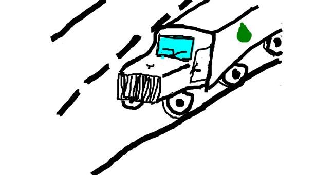 Lastwagen-Zeichnung von Marija