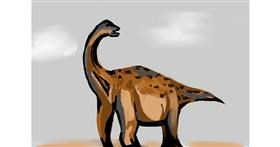 Drawing of Dinosaur by Ara