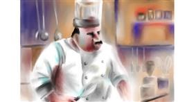 Drawing of Chef by Wizard