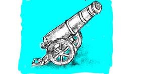 Drawing of Cannon by Lsk