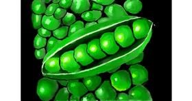 Drawing of Peas by VinnievanG