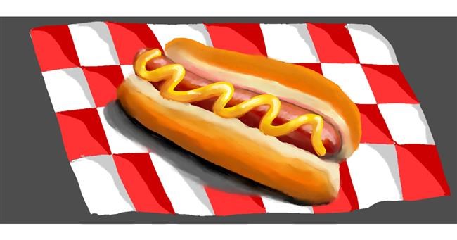 Drawing of Hotdog by justme❤️