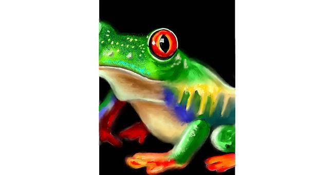 Drawing of Frog by ⋆su⋆vinci彡