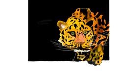 Drawing of Cheetah by Shanthini