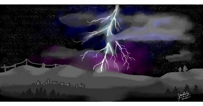 Drawing of Lightning by bjorn