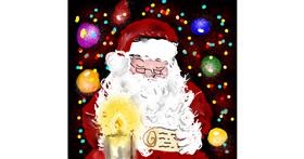 Drawing of Santa Claus by Eclat de Lune