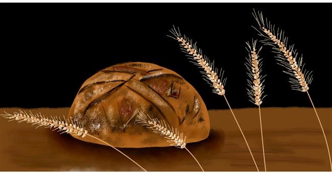 Drawing of Wheat by Eclat de Lune