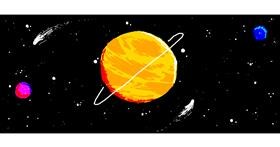 Drawing of Planet by le monke