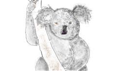 Drawing of Koala by dédé