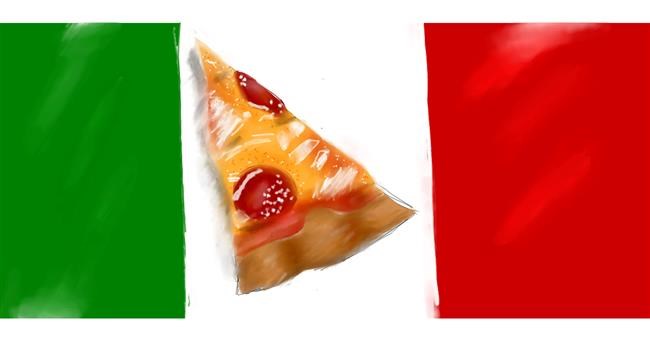 Pizza - autor: lol