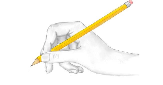 Drawing of Pencil by kk
