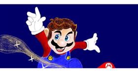 Super Mario-Zeichnung von Chaching