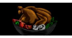 Drawing of Turkey by Annie