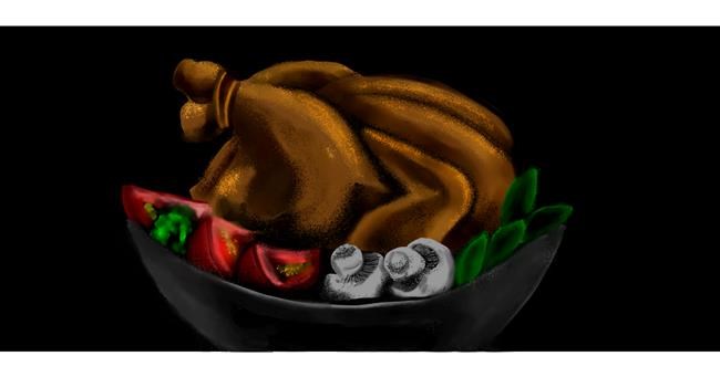 Drawing of Turkey by Annie