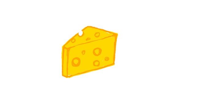 Drawing of Cheese by Ufo