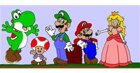 Super Mario - autor: Annie