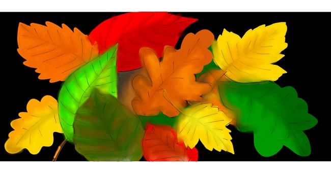 Blatt-Zeichnung von justme❤️