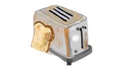 Toaster-Zeichnung von Magic Mushroom