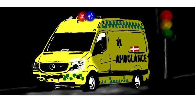 Krankenwagen-Zeichnung von Annie
