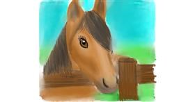 Drawing of Horse by Bree