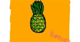 Drawing of Pineapple by Warren