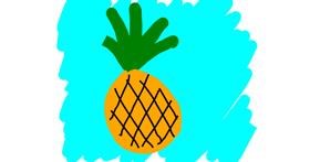 Ananas-Zeichnung von Kamie