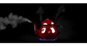 Drawing of Teapot by Chaching