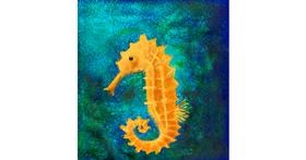 Drawing of Seahorse by KayXXXlee
