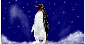 Drawing of Penguin by Eclat de Lune