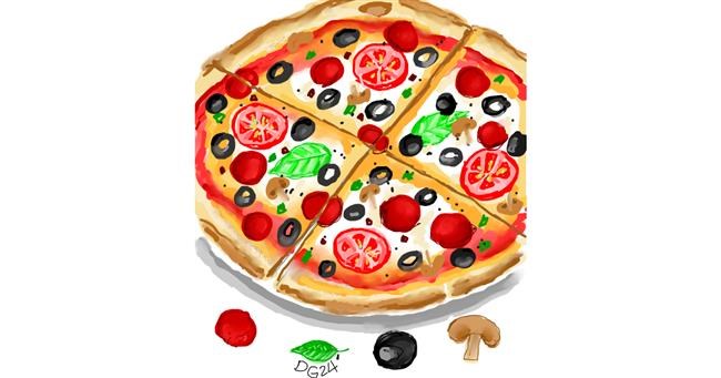 Pizza - autor: GreyhoundMama