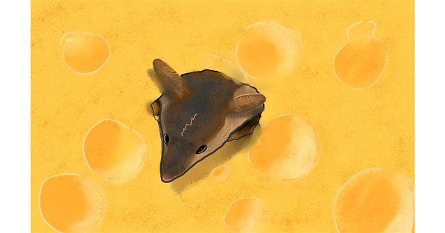 Drawing of Cheese by Master Oogway