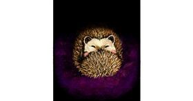 Drawing of Hedgehog by 🌌Mom💕E🌌