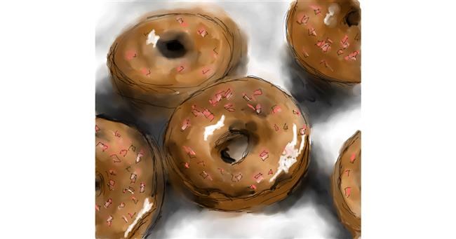 Drawing of Donut by emrys