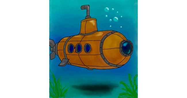Drawing of Submarine by MEL