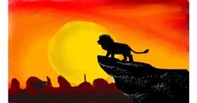 Simba (Kralj Lavova) - autor: Milena